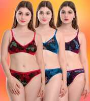 Fashion Comfortz Lingerie Set [Pack of 3] From Rs.293