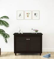 Kico Shoe Cabinet in Dark Wenge Finish,