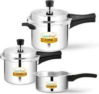 Greenchef Pressure Cooker Combo 5 L/3 L/2 L 