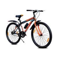 Leader Spyder 27.5T MTB Cycle/Bike Single Speed with Complete Accessories for Men - Matt Black/Orange Ideal for 15+ Years | Frame: 19 Inches. Apply rs 200 coupon