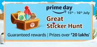 Prime Day: Great Sticker Hunt  (Guaranteed Rewards, Mobiles, Fashion, Prizes Over Rs. 20 Lakhs)