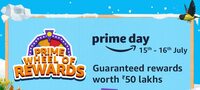 Prime Day Wheel of Rewards: Win Rewards upto 50 Lakhs
