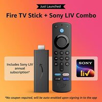 Fire TV Stick + Sony LIV Combo | Includes Alexa voice remote (with TV and app controls) | 2023 release