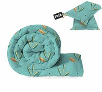 BSB HOME® 2nd Gen 220 GSM Microfiber Reversible AC Comforter/Blanket for Winter/Quilt/Duvets for King Size Double Bed (230X250 cm, Blue and Grey)