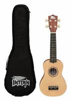 Intern INT-UK21LD-NT Concert Ukele with Bag (Natural)