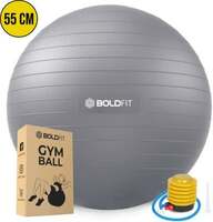 BOLDFIT Gym Ball 55 Cms With Pump Swiss Ball Workout Ball Yoga Ball Exercise Gym Ball