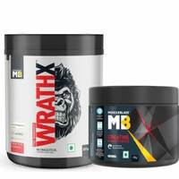 MuscleBlaze Creatine Monohydrate 0.22 lb & Pre Workout WrathX 0.66 lb Combo