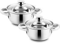 Classic Essentials Marvel Pack of 2 Cook and Serve Casserole Set  (1050 ml)