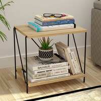 Story@Home Lazywud Collection DIY String Rack 2 Tier Bed Side Table