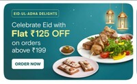 Swiggy food : Flat 125 off on 199/249₹ (can be user specific)