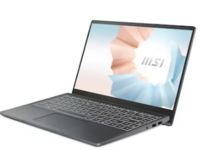 MSI Modern 14 B10MW Laptop (Intel 10th Gen Core i3-10110U/4GB/256GB SSD/Intel UHD Graphics/Windows 10 Home/FHD)