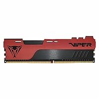 Patriot Memory Patriot Viper Elite Ii 8Gb (1 X 8Gb) Ddr4 3600Mhz Gaming Desktop Memory Ram, Red Heatshield with Black Viper Logo, (Pve248G360C0)