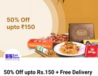 EatSure: Flat 50% OFF Upto Rs.150 + Free Delivery on Min. Rs.300 Order