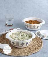 WONDERCHEF Venice Pack of 2 Serve Casserole  (1400 ml)