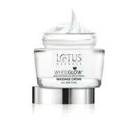 Subscribe & Save 5% Lotus Herbals Whiteglow Skin Whitening And Brightening Massage Creme, 60g