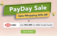 Upto 50% off l Pay Day Sale l No Coupon Code required