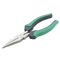 Proskit 1PK-709DS 165mm Carbon Steel Dual Color Long Nose Plier (Multicolour)