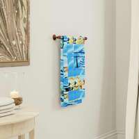 @home by Nilkamal Fish Printed 70 x 150 cm Bath Towel Multicolor