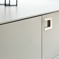 ARCHIS Cabinet Metal Handle AH-557-032 BSN (Silver_Small)