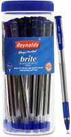 Reynolds Brite Blue Pen Packet Ball Pen  (Pack of 25, Blue) [moq:2]