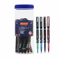 Reynolds TRIMAX 15 PENS JAR, 9 BLUE, 2 BLACK, 2 RED & 2 GREEN Ball Pen I Lightweight Ball Pen With Comfortable Grip for Extra Smooth Writing I School and Office Stationery
