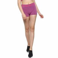 Nivia 1868 Polyester Womens Compression Shorts, XS (Pink)