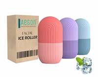 Aegon Ice Roller for Face | Ice Roller for Face Massager | Face Ice Roller for Men & Women | Ice Cube Roller for Glowing Skin & Puffy Eyes | Reusable & Unbreakable (Assorted) 1 U