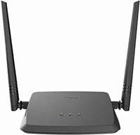 D-Link DIR-615 Wi-fi Ethernet-N300 Single_band 300Mbps Router, Mobile App Support, Router | AP | Repeater | Client Modes(Black)