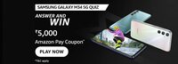Amazon Samsung Galaxy M34 5G Quiz Answers : Win Rs.5000