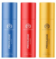 Men Set of 3 Privilege Body Sprays - 150 ml each