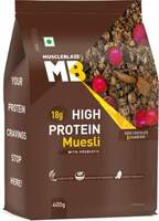 MUSCLEBLAZE High Protein Muesli, 19.63 g Protein, with Superseeds, Raisins & Almonds, Ready to Eat Healthy Snack Box  (400 g)