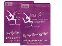[ MOQ 2 ]Wish-On Active Anergy Anion Regular Panty Liners For Womens | Panty Liners For Regular Use Non Period Days | Size-Regular | 40 Pcs