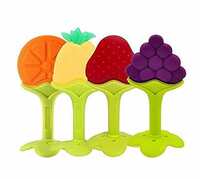 [ MOQ 2] CHILDCHIC BPA-Free Non Toxic Toddler and Infant Baby Tooth Teether Keys Teething Toys for Baby Toy Textured Silicone for Baby Safe Teethers for Newborn - Pack of 1