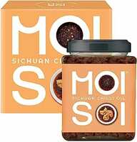 MOI SOI® Sichuan Chilli Oil- 175gms | Quality Sauce Dip| Cook | Dipping Sauce | Marinate | Spread - Stir Fry Cooking Sauce | Vegan Friendly | No MSG | No artificial colour | 