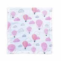 Amazon sample @1 Masilo Cotton Organic Muslin Washcloth, Bath - Pink - Baby, Kids - Girls - hab Pink Pack of 1