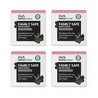 The Better Home Charcoal Soap (Pack of 4) | Organic Natural Hand Made Bathing Soap Bar | Charcoal Soap (Charcoal)