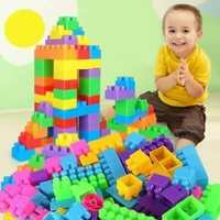 ARIZON Bricks Toys Sets with Wheel,Lego Blocks,Educational Toys for Kids 54+pcs  (Multicolor)
