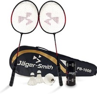 Jager-Smith PB-1000 Combo & Featherlite 2 Shuttle Badminton Kit