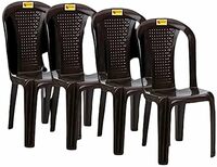 Highway Plastic Arm Chair/Glossy Finish Chair 