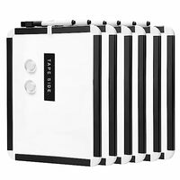 AmazonBasics Magnetic Dry Erase Board, Plastic Frame, 8.5" x 11", 6 Pack