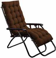 Parampara Microfibre Solid Chair Pad Pack of 1 dize 115cm x 40cm