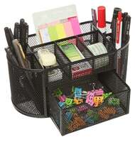 Callas Metal Mesh Desk Organizer, Black LD 708-05