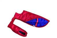 Best Dogista Winter Dog Coat Jacket with Heavy Fur Ultra Warm Wind & Water Proof in Quilted Stitch Line Cloth Red 10 inch Small