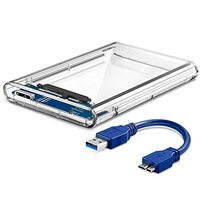2.5 inch USB 3.0 External- Hard Drive Enclosure | SATA Casing | USB3.0 Transparent 