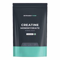 Nutrabay Pure Micronised Creatine Monohydrate Powder, (100g, Unflavoured)