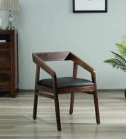 Clint Sheesham Wood Arm Chair In Provincial Teak Finish @3999