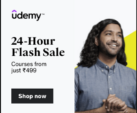 Udemy-24-Hour Flash Sale! Udemy online courses from just ₹499