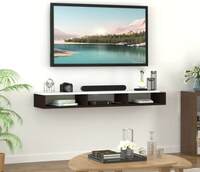 REDWUD TV Unit/ TV Cabinet/ TV Stand Engineered Wood TV Entertainment Unit (Finish Color - Wenge/White, DIY(Do-It-Yourself)