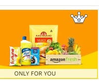 Amazon Fresh - Flat Rs.100 Back on Min Rs.999 Orders & More