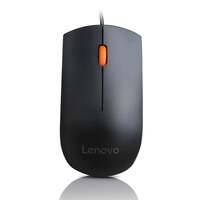 Lenovo 300 Wired Plug & Play USB Mouse, High Resolution 1600 DPI Optical Sensor,